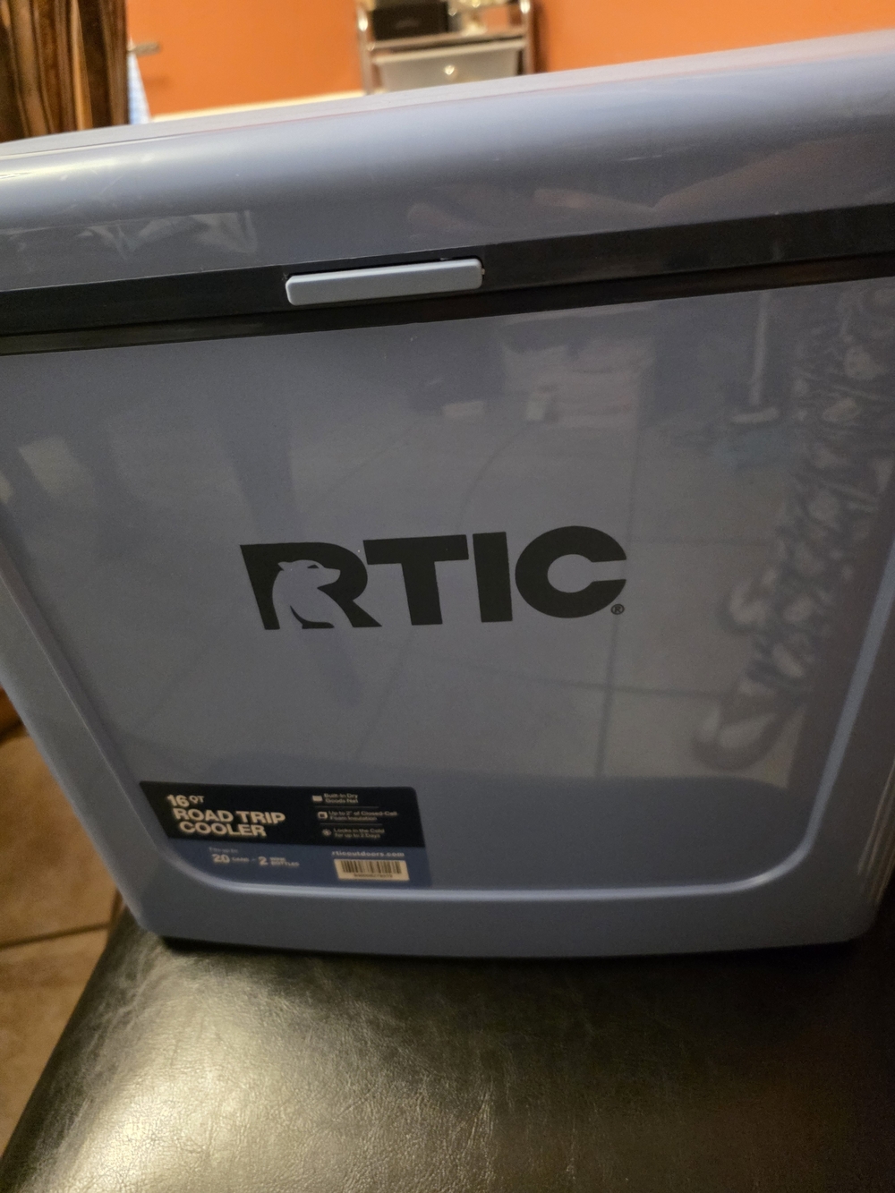 RTIC Light Blue Road Trip Cooler - Portable 16QT